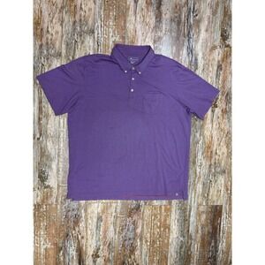 Mens Peter Millar Pocket Polo Shirt Pima Cotton *No Tag* Size 2XL Purple